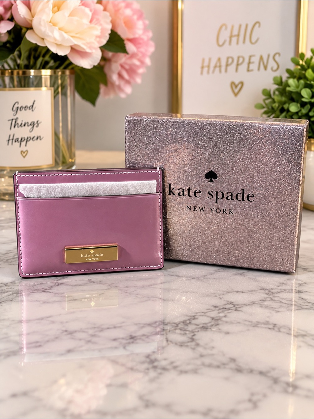 Kate Spade Lilac Cardholder (5 slots)